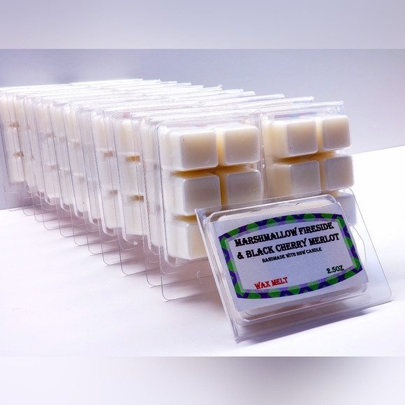 MARSHMALLOW FIRESIDE & BLACK CHERRY MERLOT -Bath & Body Works Candle Wax Melts - Picture 8 of 9
